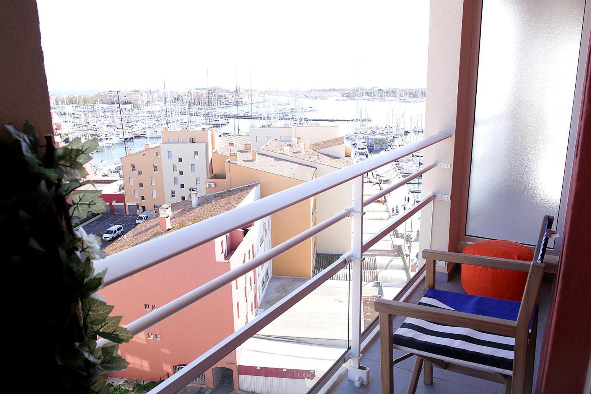 Centre Port,Vue Panoramique,Clim,Balcon,Wifi Agde Exterior foto