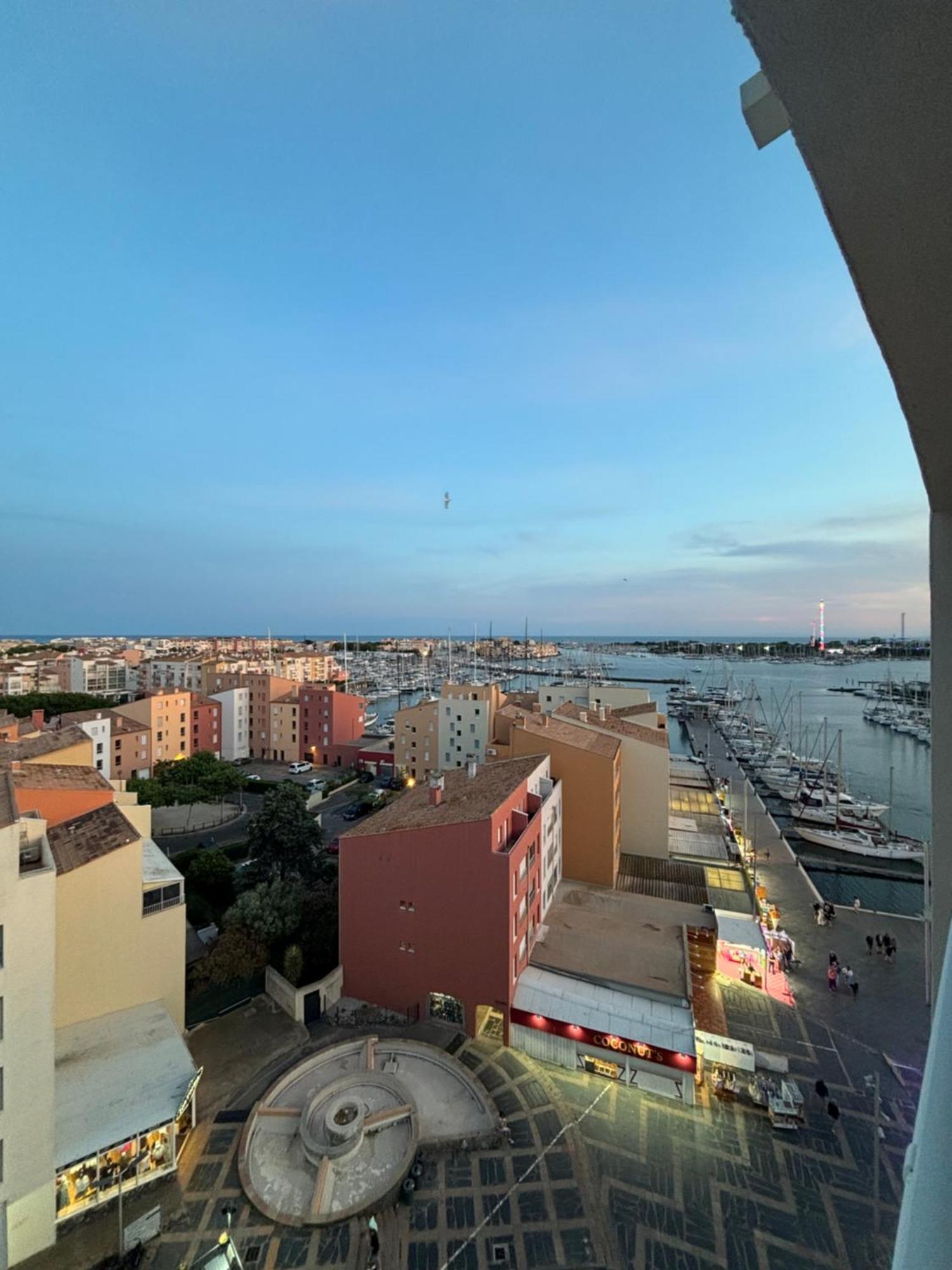 Centre Port,Vue Panoramique,Clim,Balcon,Wifi Agde Exterior foto
