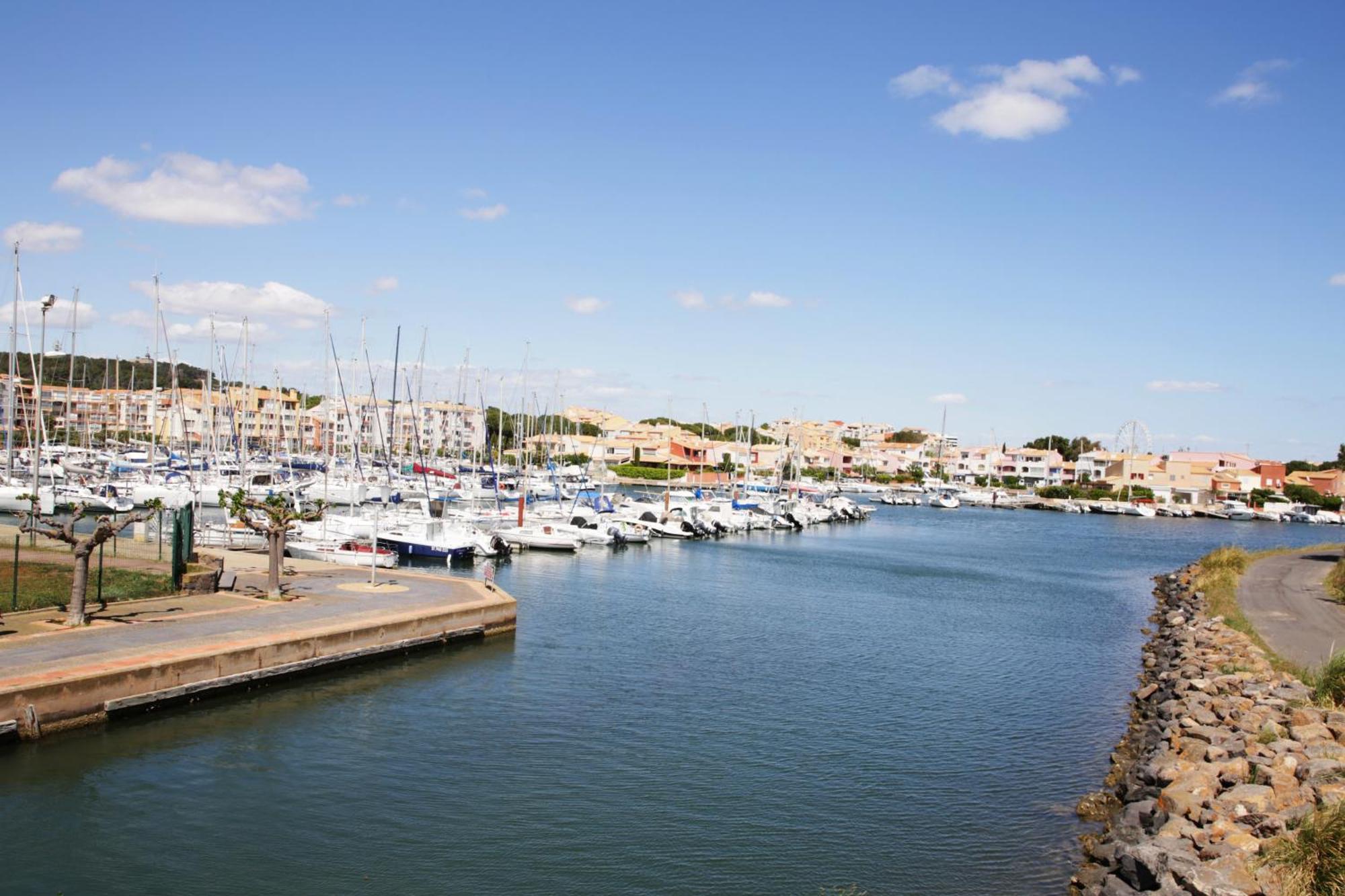Centre Port,Vue Panoramique,Clim,Balcon,Wifi Agde Exterior foto