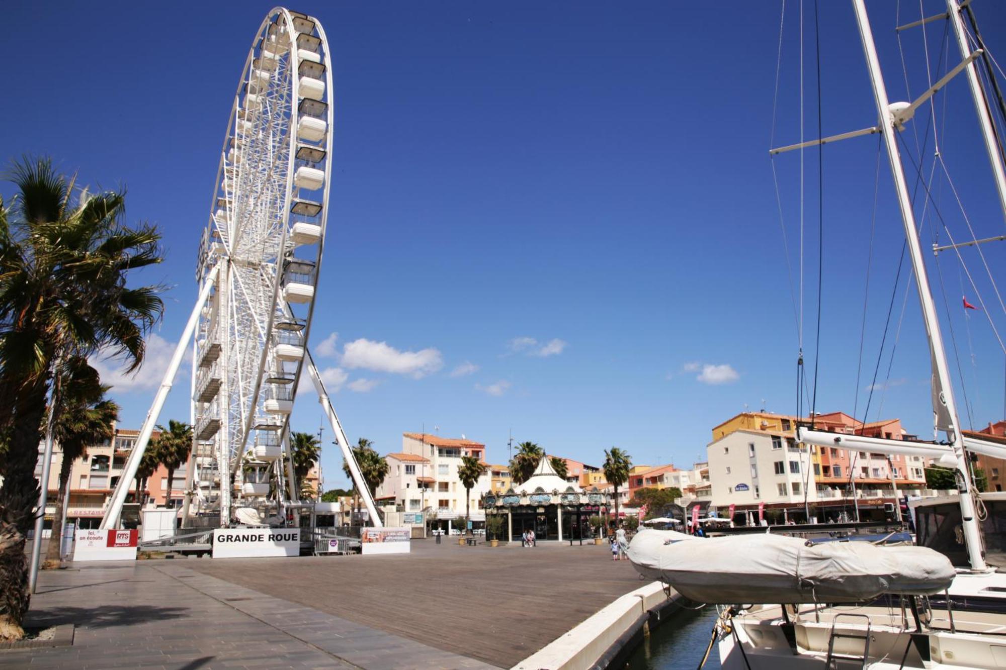 Centre Port,Vue Panoramique,Clim,Balcon,Wifi Agde Exterior foto